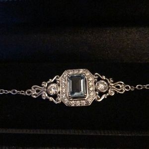 New in box, aqua blue womens bracelet